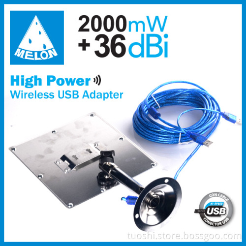 Melon /WiFiSKY N4000 outdoor 36dbi wifi antenna Ralink 3070 150Mbps 2.4GHz